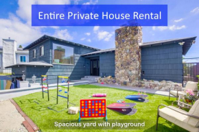 Entire Modern 3-Bedroom House w Gated Yard, Close to Everything
